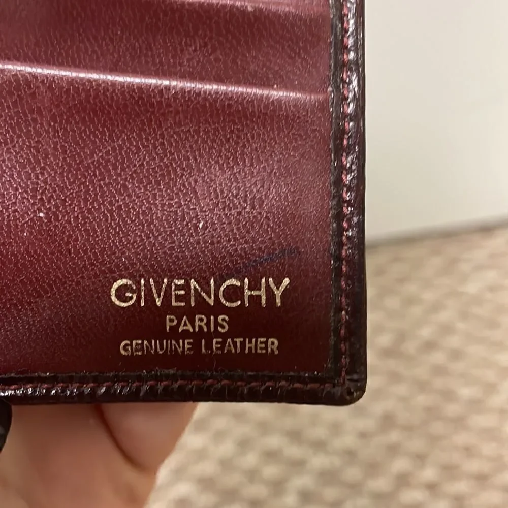 Givenchy Maroon Wallet